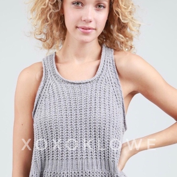 POL Y2K Chenille Zip Back Knit Tunic Sweater Top - Picture 2 of 8